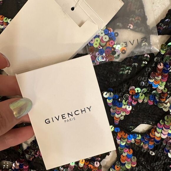 Givenchy Star-Embellished Cocktail Tank Dress in Black US 6/8 NWT - Picture 15 of 16